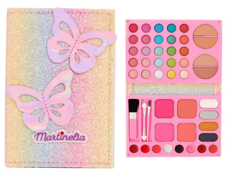 MARTINELIA PALETA DO MAKIJAŻU DZIECI MOTYLE BROKAT
