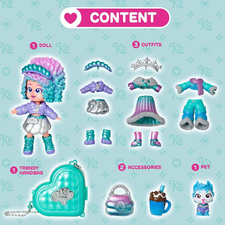 KOOKYLOOS Kooky ZESTAW LALKA GOLDEN GALA CHLOE DELUXE SET LALKA ZWIERZĄTKO