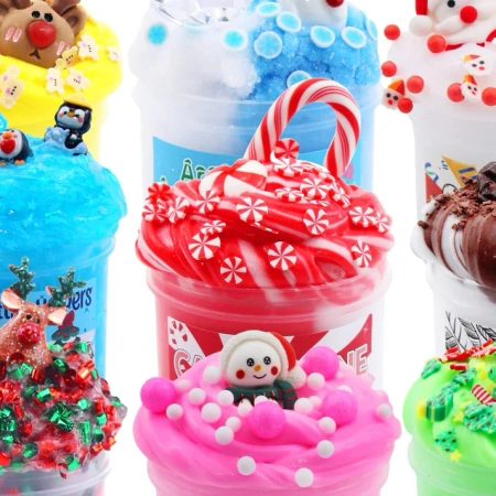 KALENDARZ ADWENTOWY SLIME GLUTY DLA DZIECI 2025 KREATYWNY OZDOBY