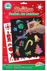 ŚWIĘTA MIKOŁAJ RENIFERY ŚWIĄTECZNA WYDRAPYWANKA  SZABLONY SCRATCH RYSIK