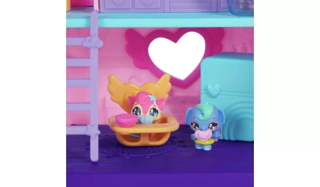 HATCHIMALS ZESTAW ŻŁOBEK 4 FIGURKI SAMOWYKLUWAJĄCE SIĘ JAJKA AKCESORIA