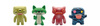 FUGGLER LIMITED EDITION 1.5 COLLECTIBLE FIGURES - 4 PACK VER. E