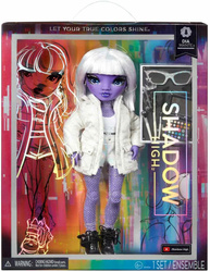 RAINBOW LALKA Shadow High Dia Mante Fioletowa z Kosmetykami i Kawą