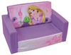 DISNEY KSIĘŻNICZKI ROSZPUNKA SOFA PIANKA ŁÓŻKO 2W1
