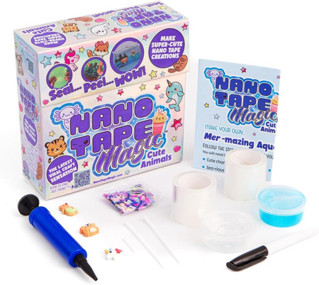 NANO TAPE MAGIC TAŚMY DIY ZESTAW KREATYWNY AKCESORIA OZDOBY ZWIERZĄTKA