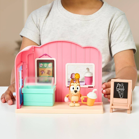 BLUEY BINGO ZESTAW LODZIARNIA FIGURKA AKCESORIA