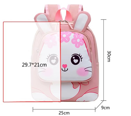 KRÓLIK KRÓLICZEK PLECAK PLECACZEK DO PRZEDSZKOLA DLA DZIECI