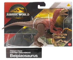 JURASSIC WORLD ODRODZENIE DINOZAUR Beipiaosaurus- Frenzy Pack, figurka 18cm