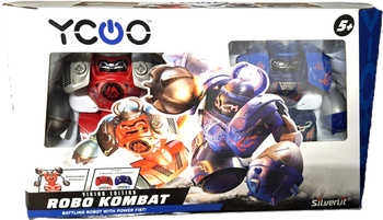 SILVERLIT INTERAKTYWNY WALCZĄCY ROBOT ROBO KOMBAT 2 SZT ROBOTY STEROWANY