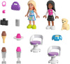 MEGA BLOKS KLOCKI BARBIE zestaw klocków KABRIOLET I STOISKO Z LODAMI