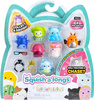 SQUISHMALLOWS 8 figurek SQUISH A LONGS zestaw MiniSquish seria 2 Motyl Yeti