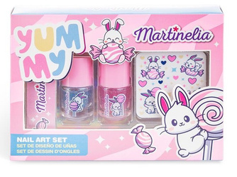 ZESTAW ZDOBIENIA PAZNOKCI DZIECI LAKIERY NAKLEJKI 12242