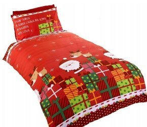 ŚWIĘTA BAŁWAN MIKOŁAJ PREZENT POŚCIEL 120X150