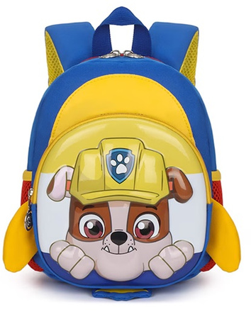 RUBBLE PSI PATROL PLECAK PLECACZEK DLA DZIECI DO PRZEDSZKOLA + SMYCZ