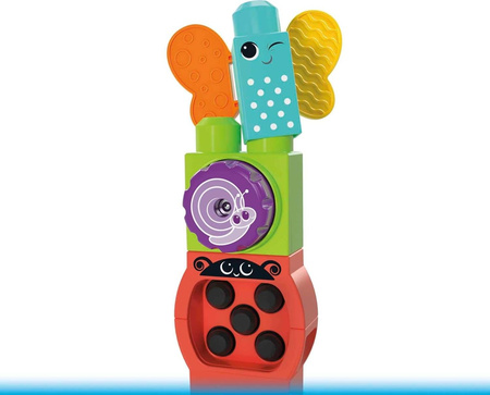 MEGA BLOKS KLOCKI SENSORYCZNE GĄSIENNICZKA zestaw