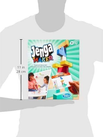 HASBRO GRA ZRĘCZNOŚCIOWA JENGA MAKER DREWNIANA