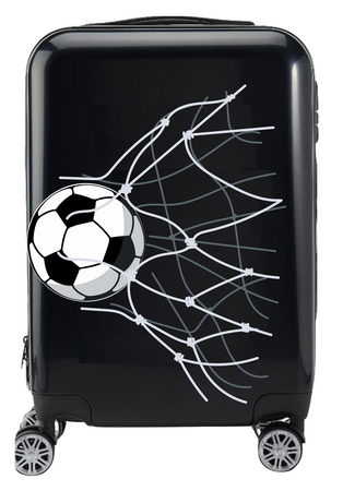 PIŁKA NOŻNA FOOTBALL BRAMKA WALIZKA CZARNA DZIECIĘCA MŁODZIEŻOWA