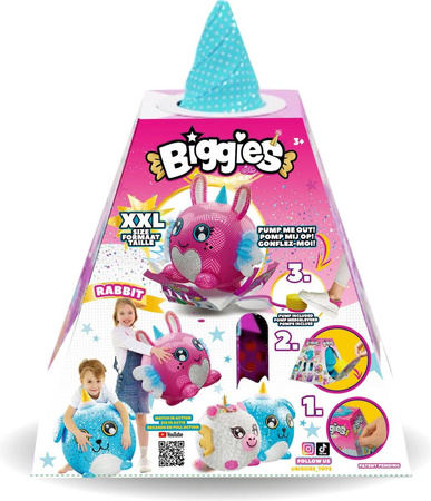 BIGGIES KRÓLIK MASKOTKA PLUSZAK DO POMPOWANIA XXL