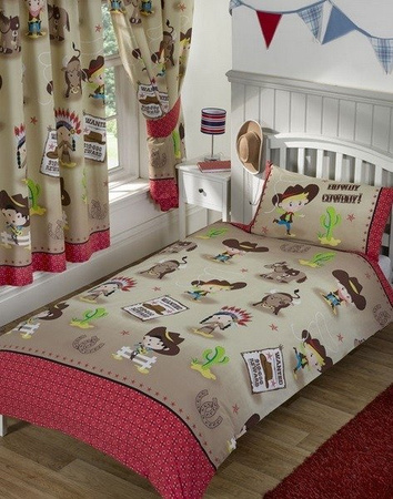 POŚCIEL KOWBOY KOWBOJ FARMA KOŃ WIEŚ 140X200