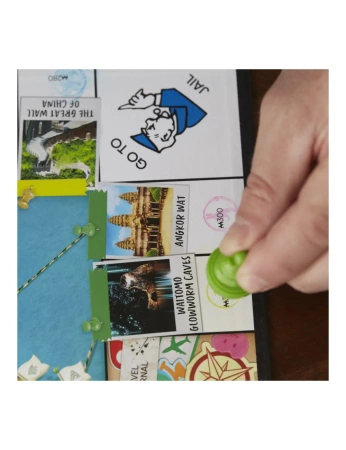 HASBRO DUŻA GRA MONOPOLY PODRÓŻ DOOKOŁA ŚWIATA F4007 Wersja PL