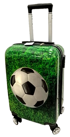 PIŁKA NOŻNA FOOTBALL MURAWA WALIZKA DZIECIĘCA MŁODZIEŻOWA SZYFR