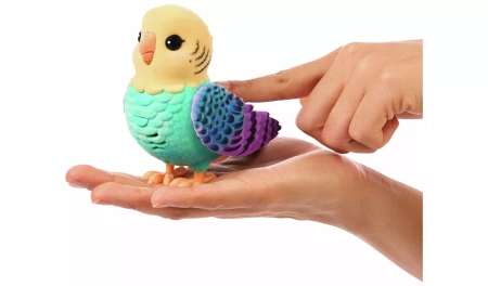 Little Live Pets INDIE Mówiący Ptaszek z Klatką W Klatce niebieski Dźwięki