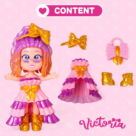 KOOKYLOOS Seria 7 Laleczka GOLDEN GALA VICTORIA