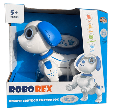 ROBOT INTERAKTYWNY PIES ZDALNIE STEROWANY PIESEK ZABAWKA PREZENT ROBOREX