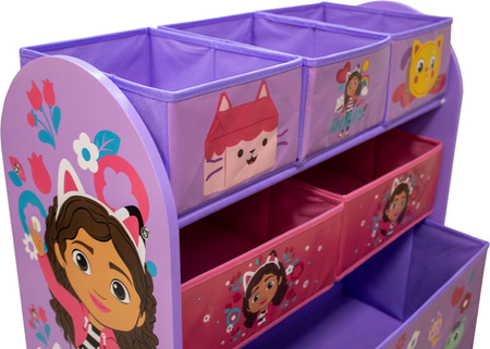 KOCI DOMEK GABI REGAŁ DLA DZIECI POJEMNIKI NA ZABAWKI ORGANIZER MEBLE