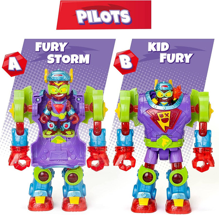 SUPER ZINGS ZESTAW SUPERBOT FURY STORM KID FURY