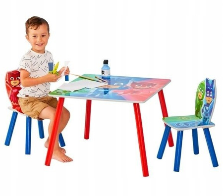PIDŻAMERSI PJ MASKS STÓŁ STOLIK KRZESŁA