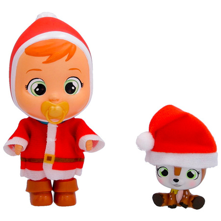 CRY BABIES KALENDARZ ADVENTOWY LALKA MIKOŁAJ RENIFER AKCESORIA