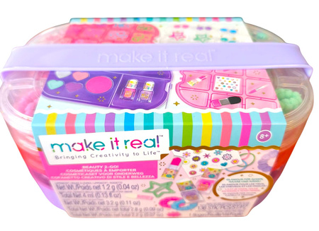Make It Real KUFEREK WALIZKA KOSMETYKI DO MAKIJAŻU DLA DZIECI 136 Elem