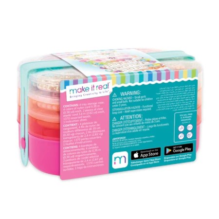 MAKE IT REAL STUDIO DO TWORZENIA BRANSOLETEK ZESTAW BRANSOLETKI KREATYWNY