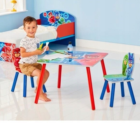 PIDŻAMERSI PJ MASKS STÓŁ STOLIK KRZESŁA