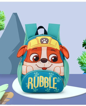 PSI PATROL RUBBLE PLECAK PLECACZEK DO PRZEDSZKOLA KIESZONKA NA BIDON DZIECI