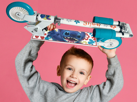 STITCH HULAJNOGA DWUKOŁOWA DLA DZIECI DWUKOŁOWA SKŁADANA