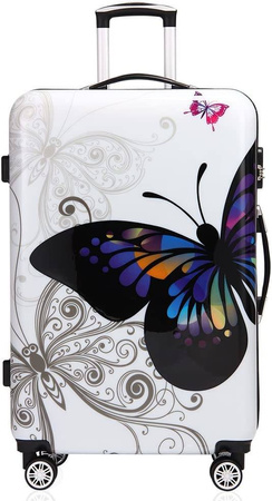 MOTYLE MAŁA WALIZKA KABINOWA BAGAŻ PODRÓŻ KUFEREK KOSMETYCZKA