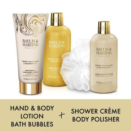 ZESTAW PREZENTOWY KOSMETYKI KĄPIELI CIAŁA SPA KOSZ