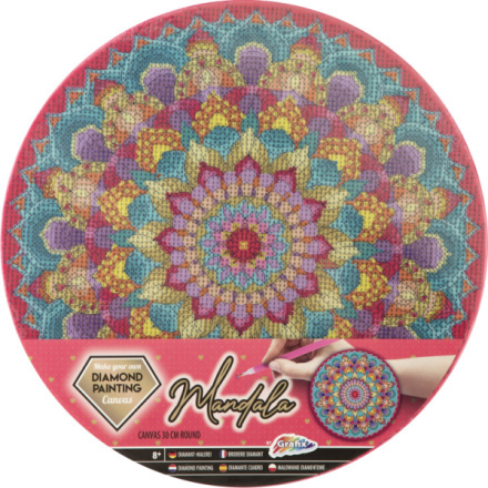 MOZAIKA DIAMENTOWA HAFT DIAMOND PAINTING MANDALA MALOWANIE DAIMENTAMI