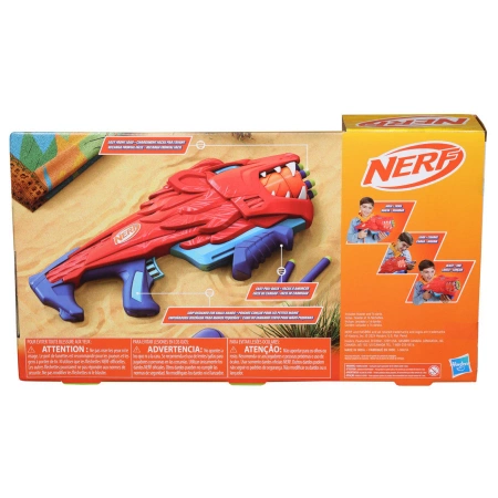 PISTOLET NERF JUNIOR ELITE EASY PLAY WYRZUTNIA WILD LIONFURY 16 strzałek