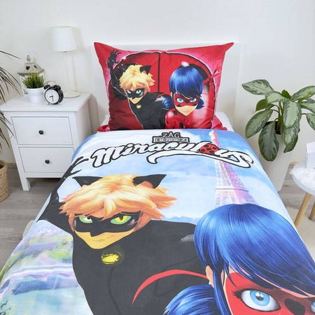 MIRACULUM BIEDRONKA I CZARNY KOT POŚCIEL DZIECIĘCA 140X200