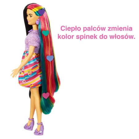 BARBIE LALKA TOTALLY HAIR FRYZURA DODATKI HCM90