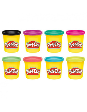 PLAY DOH CIASTOLINA zestaw 8 kolorowych tub G0692