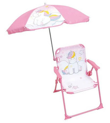 JEDNOROŻEC KRZESŁO KRZESEŁKO Z PARASOLEM LEŻAK DO OGRODU NA PLAŻĘ DZIECI