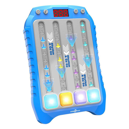 Gra Muzyczna Interaktywna GRA POP IT ZRĘCZNOŚCIOWA Trening refleksu i rytmu