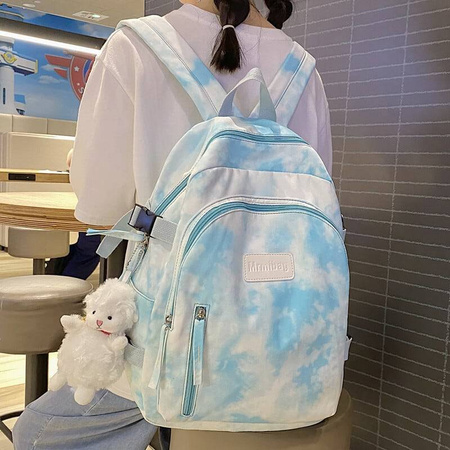 PLECAK SZKOLNY MIEJSKI MŁODZIEŻOWY + BRELOK MIŚ