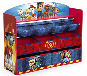 PSI PATROL DUŻY ORGANIZER POJEMNIK REGAŁ KSIĄŻKI BIBLIOTECZKA PÓŁKA DZIECI
