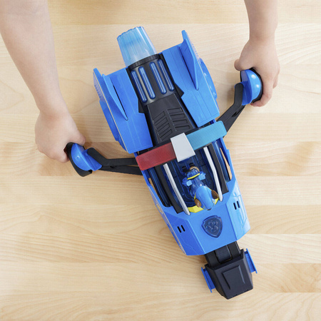 PSI PATROL MIGHTY MOVIE POJAZD KOSMICZNY RADIOWÓZ FIGURKA CHASE DELUXE