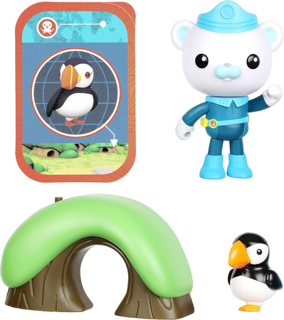 OKTONAUCI Octonauts ZESTAW FIGURKA KAPITAN BARNIE TUKAN AKCESORIA